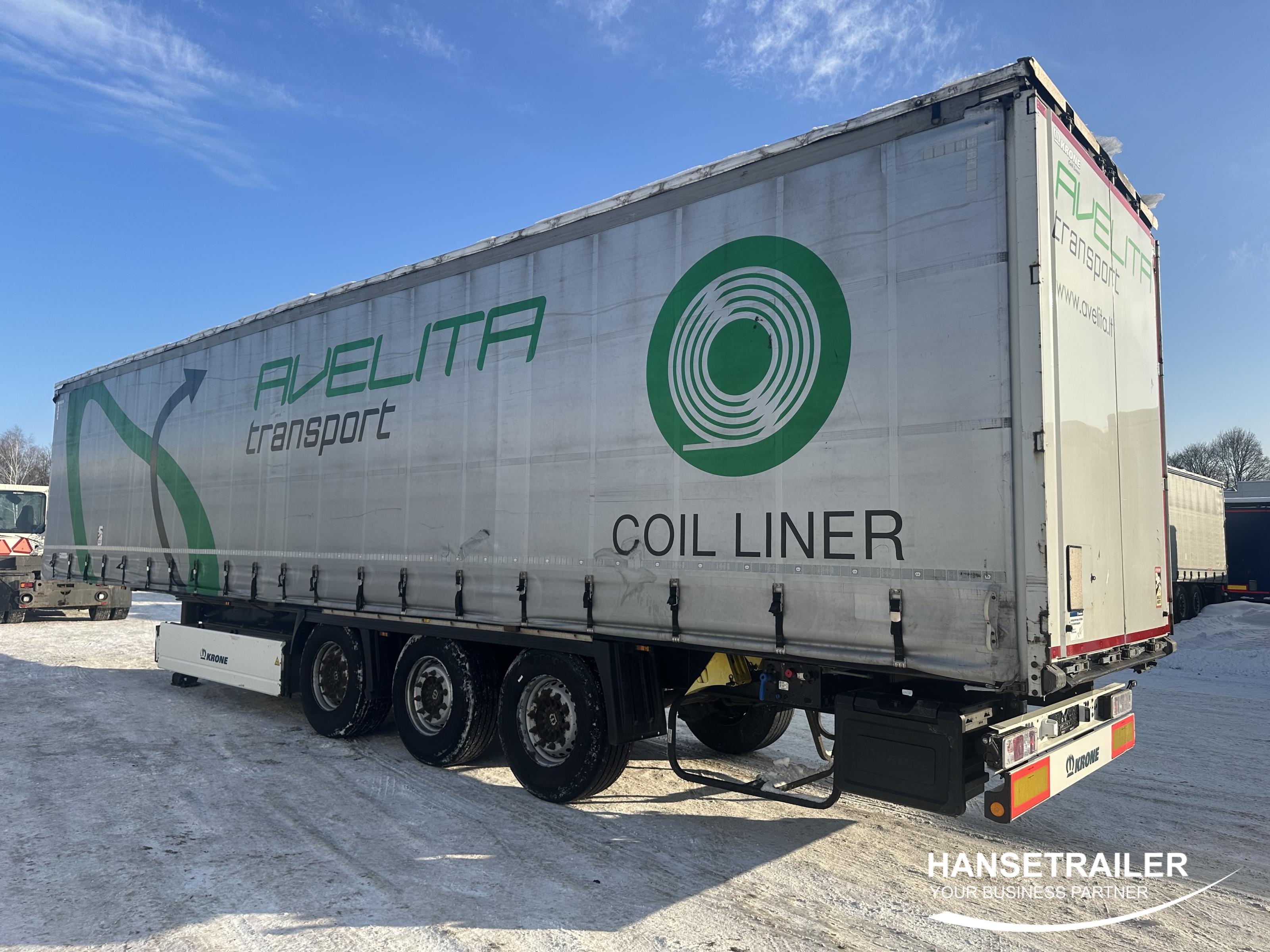 2020 Semitrailer Curtainsider Krone SD COIL LIFT AXLE