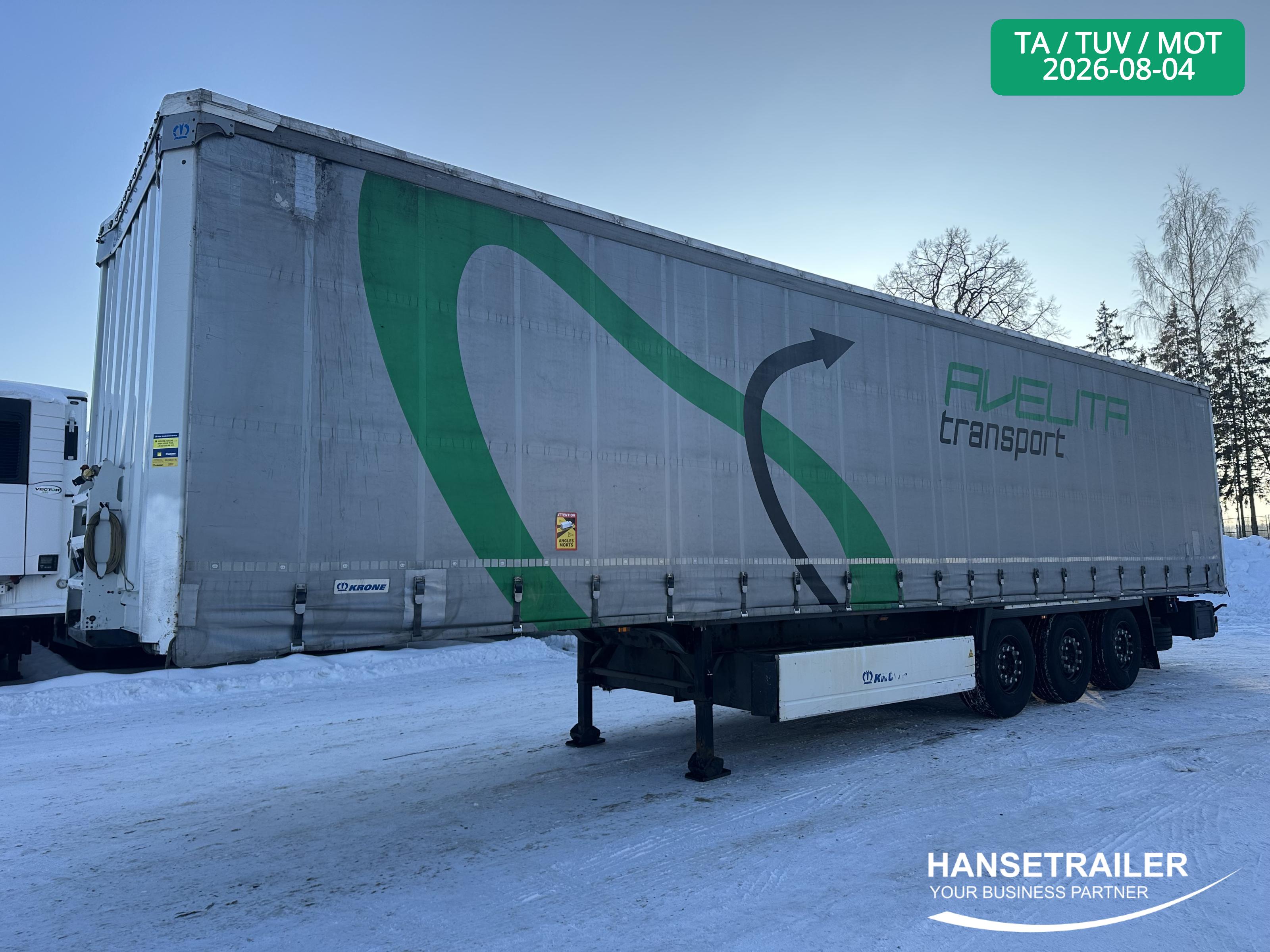 2017 Semitrailer Curtainsider Krone SD Lift Axle
