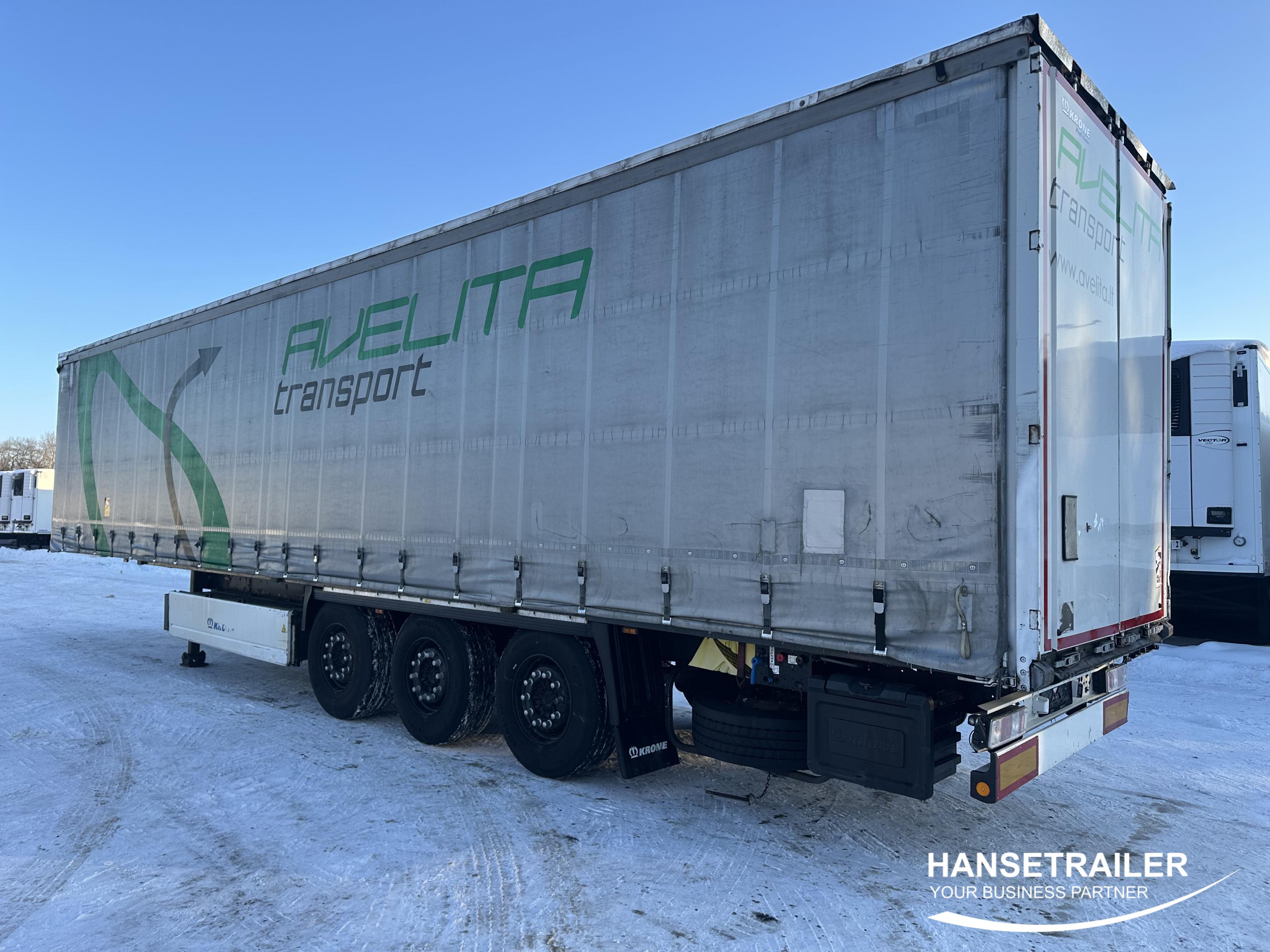 2017 Semitrailer Curtainsider Krone SD Lift Axle