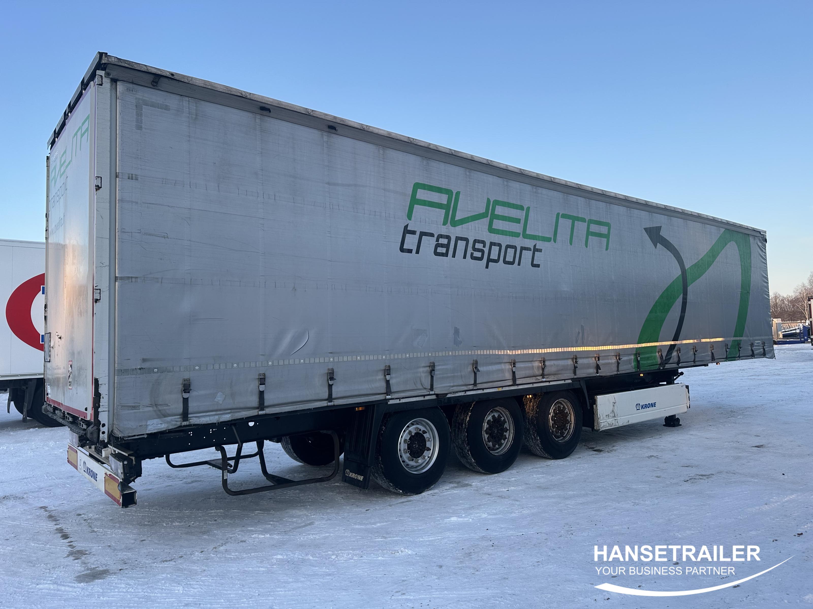 2017 Semitrailer Curtainsider Krone SD Lift Axle