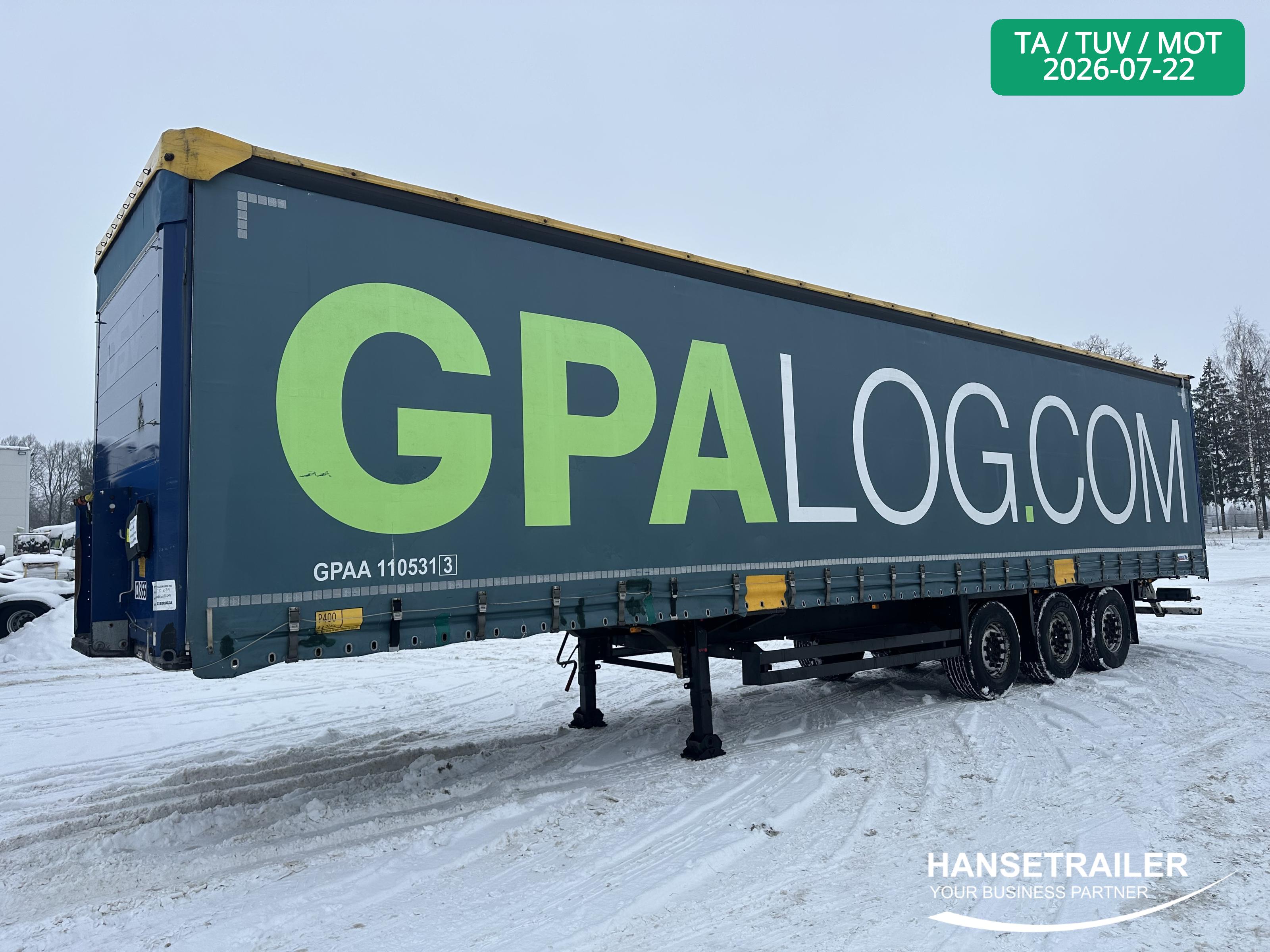 2016 Semitrailer Curtainsider Schmitz SCS 24/L