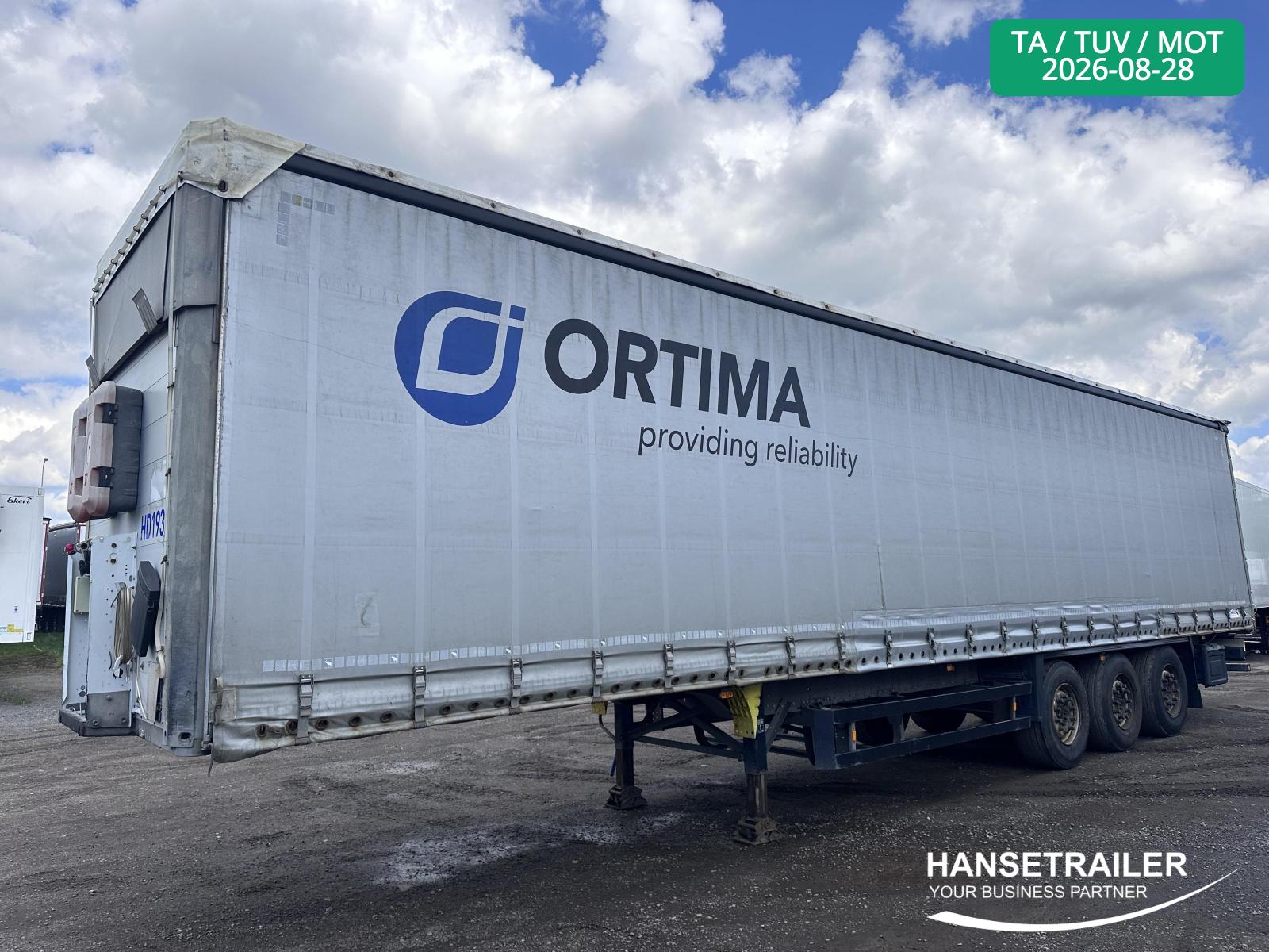 Schmitz SCS 24 Lifting Roof TUV TIR