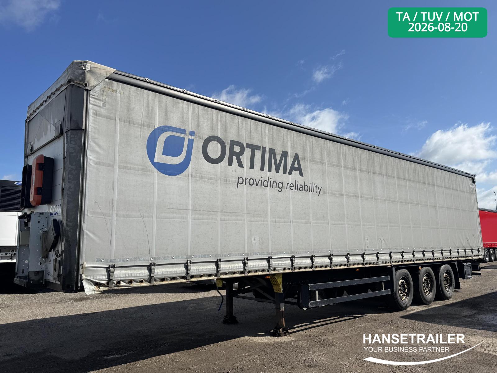 Schmitz SCS 24 Hydraulic roof TIR TA